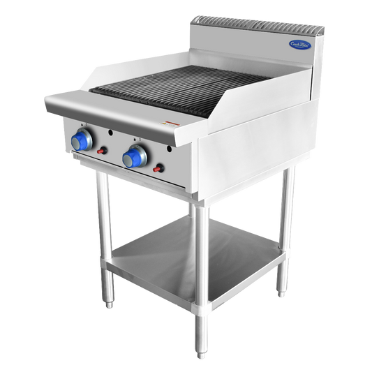 CookRite Two Burner Chargrill w/ Base - 600MM width - LPG